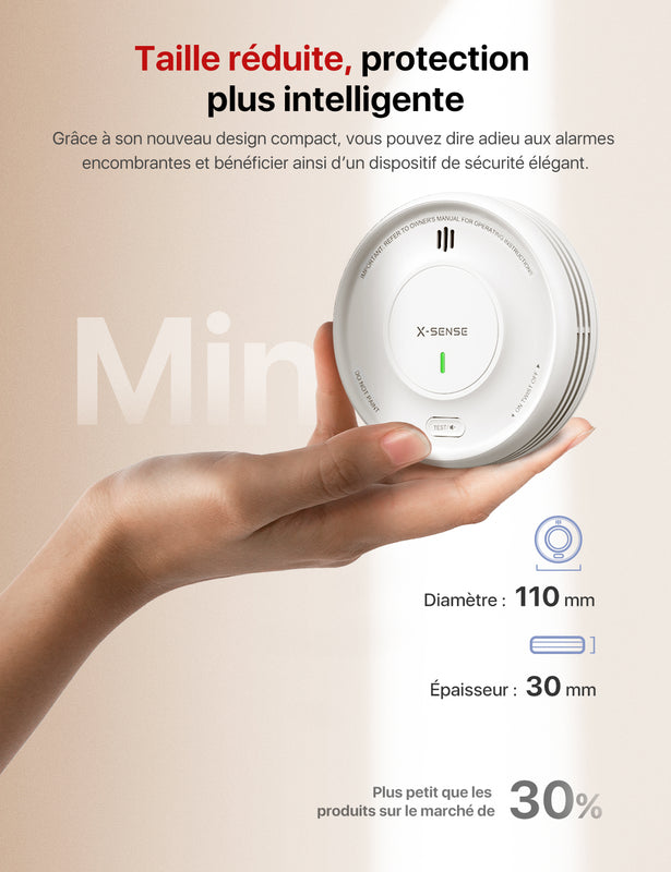 XS0D-MR Détecteur de fumée intelligent interconnecté