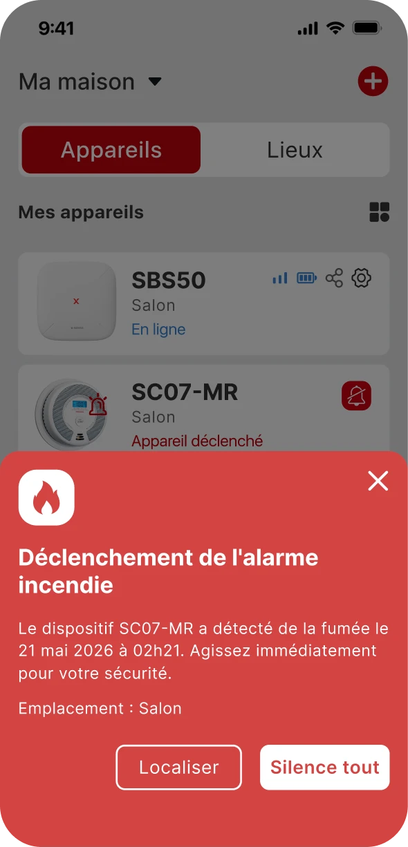 Notifications en temps réel