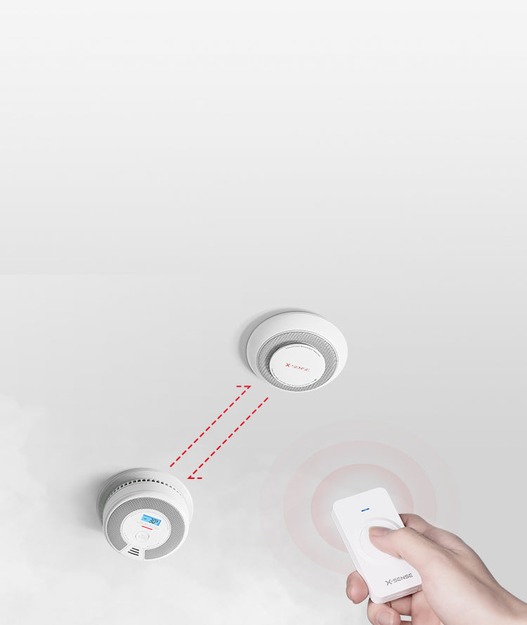 X-Sense Détecteurs combinés de fumée et de CO interconnectés
