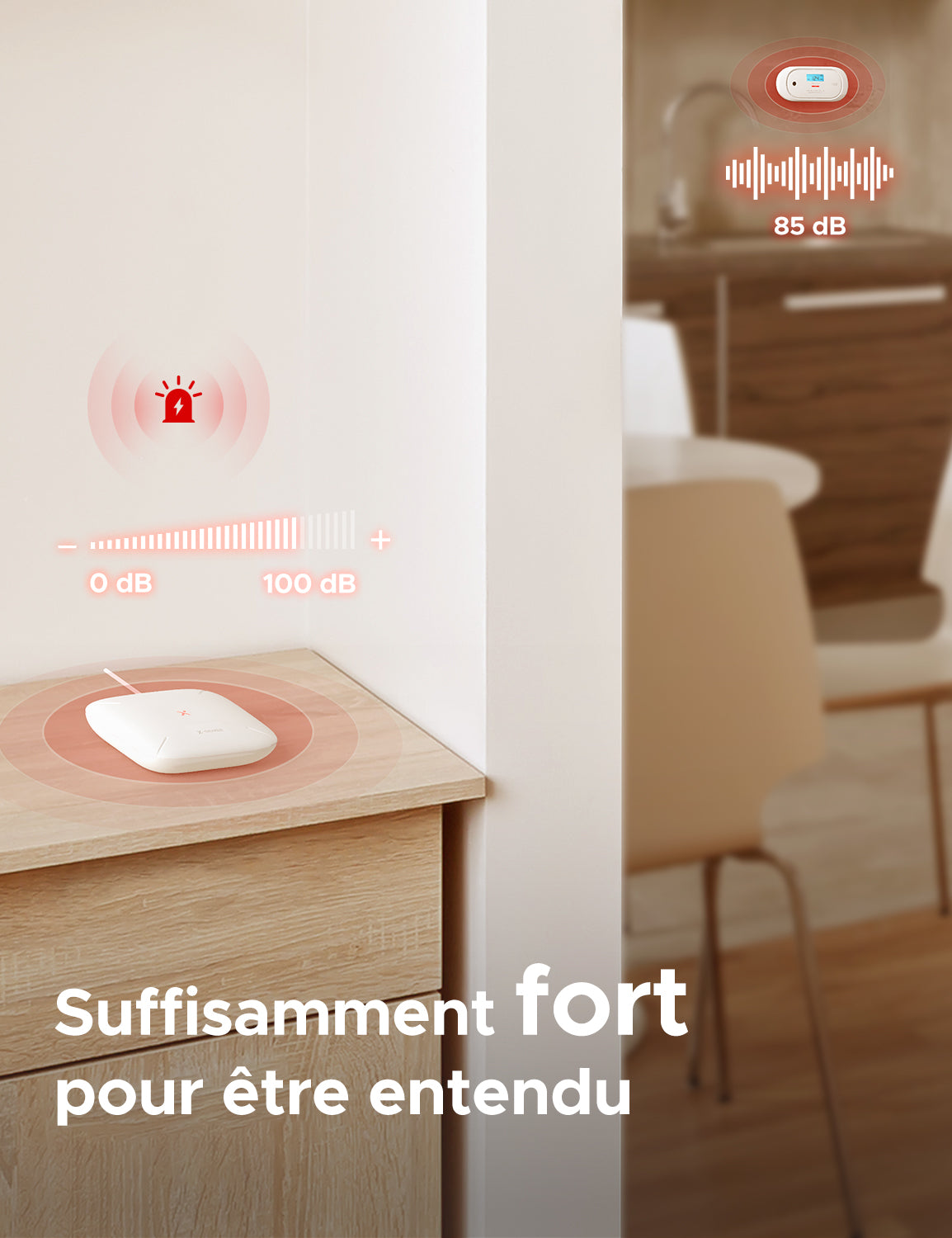X-Sense XC01-M Alarme intelligente de monoxyde de carbone Compatible avec SBS50