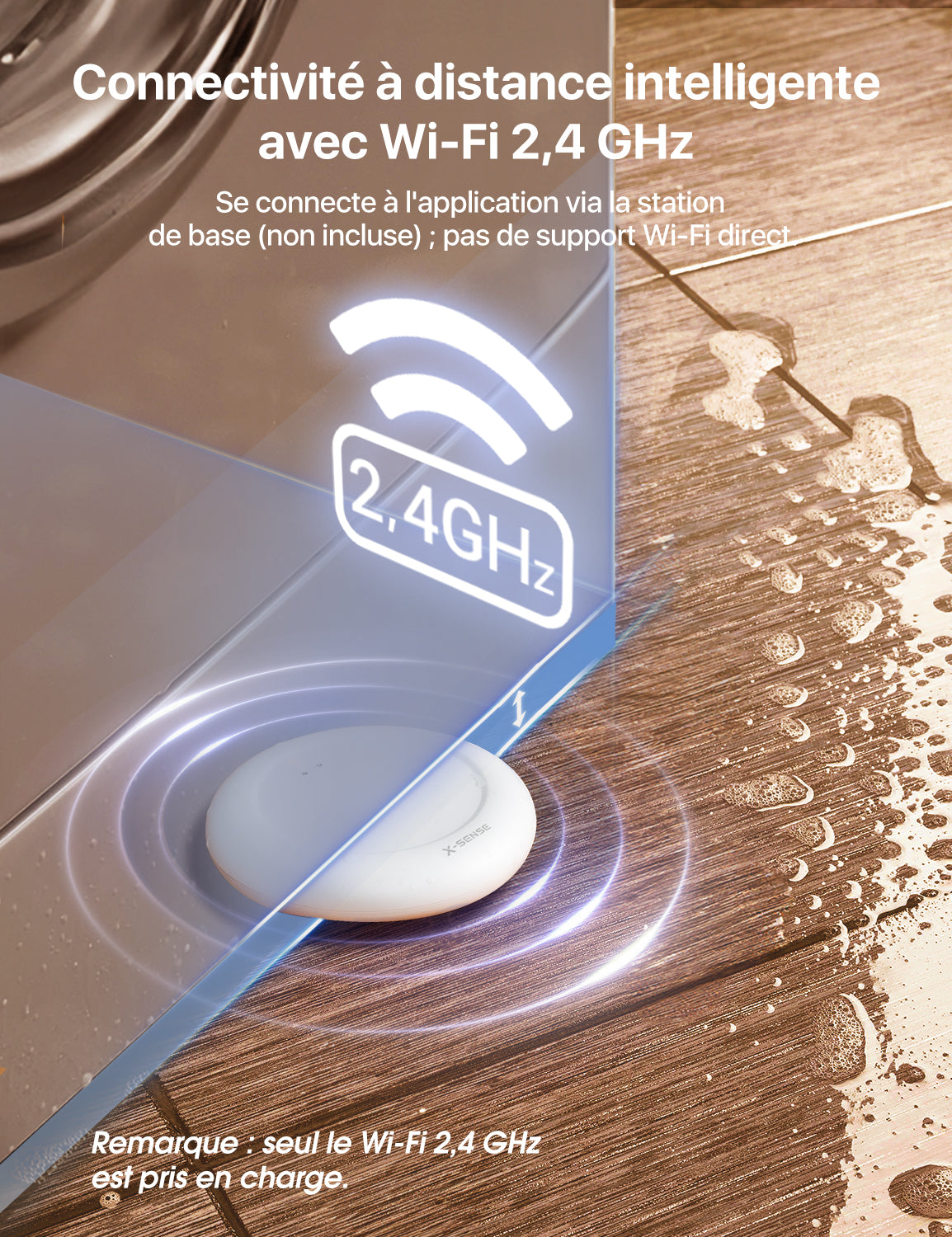 SWS0A Détecteur de fuite d'eau intelligent ultra-mince
