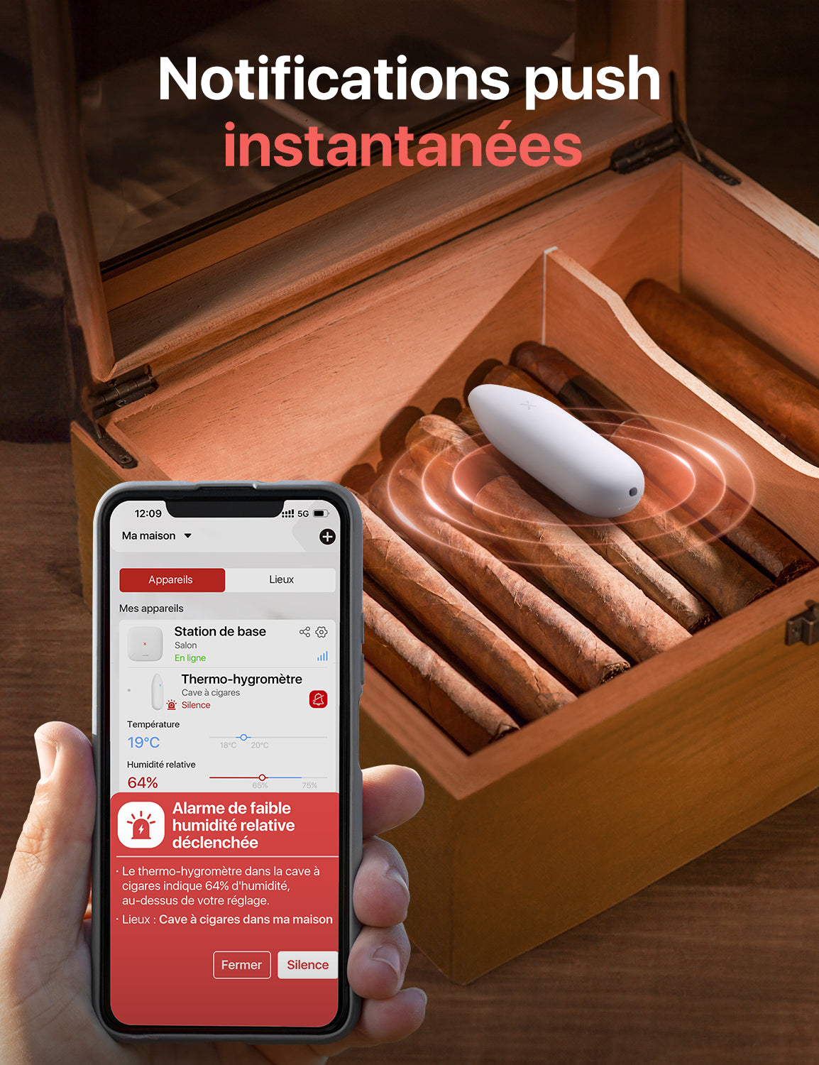 X-Sense WiFi Thermomètre Hygromètre Intérieur, STH51 & STH54 & STH55