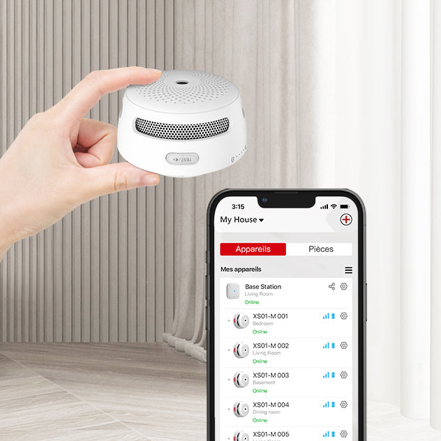 Smart Living détecteur de fumée connecté