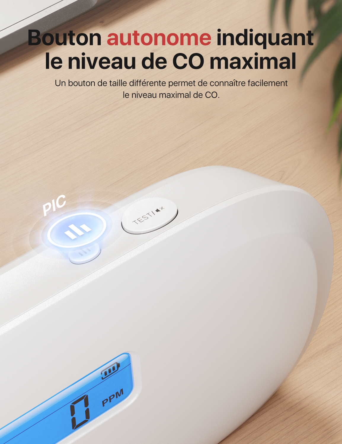XC0C-SR Détecteur de monoxyde de carbone autonome