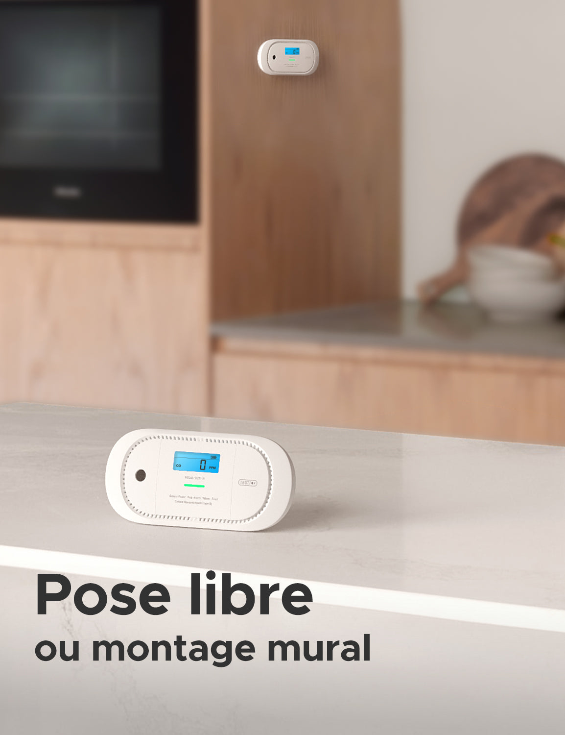 X-Sense XC01-M Alarme intelligente de monoxyde de carbone Compatible avec SBS50