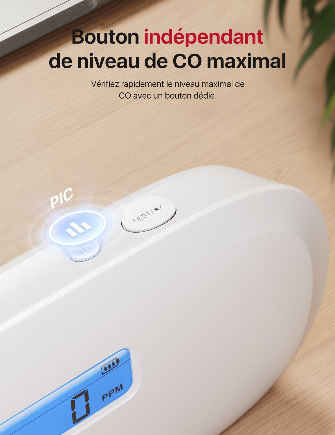 XC0C-iR Détecteur de monoxyde de carbone intelligent