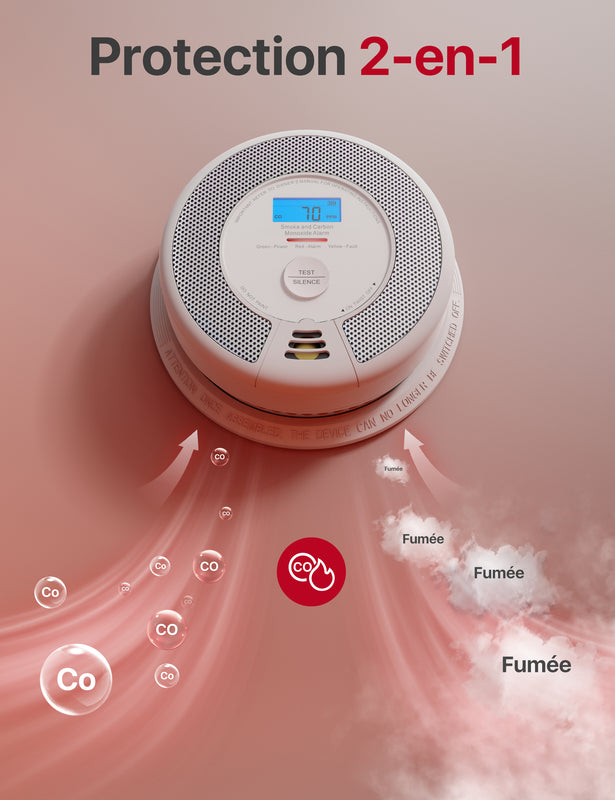 SC07-WX Détecteur de fumée et de monoxyde de carbone intelligent