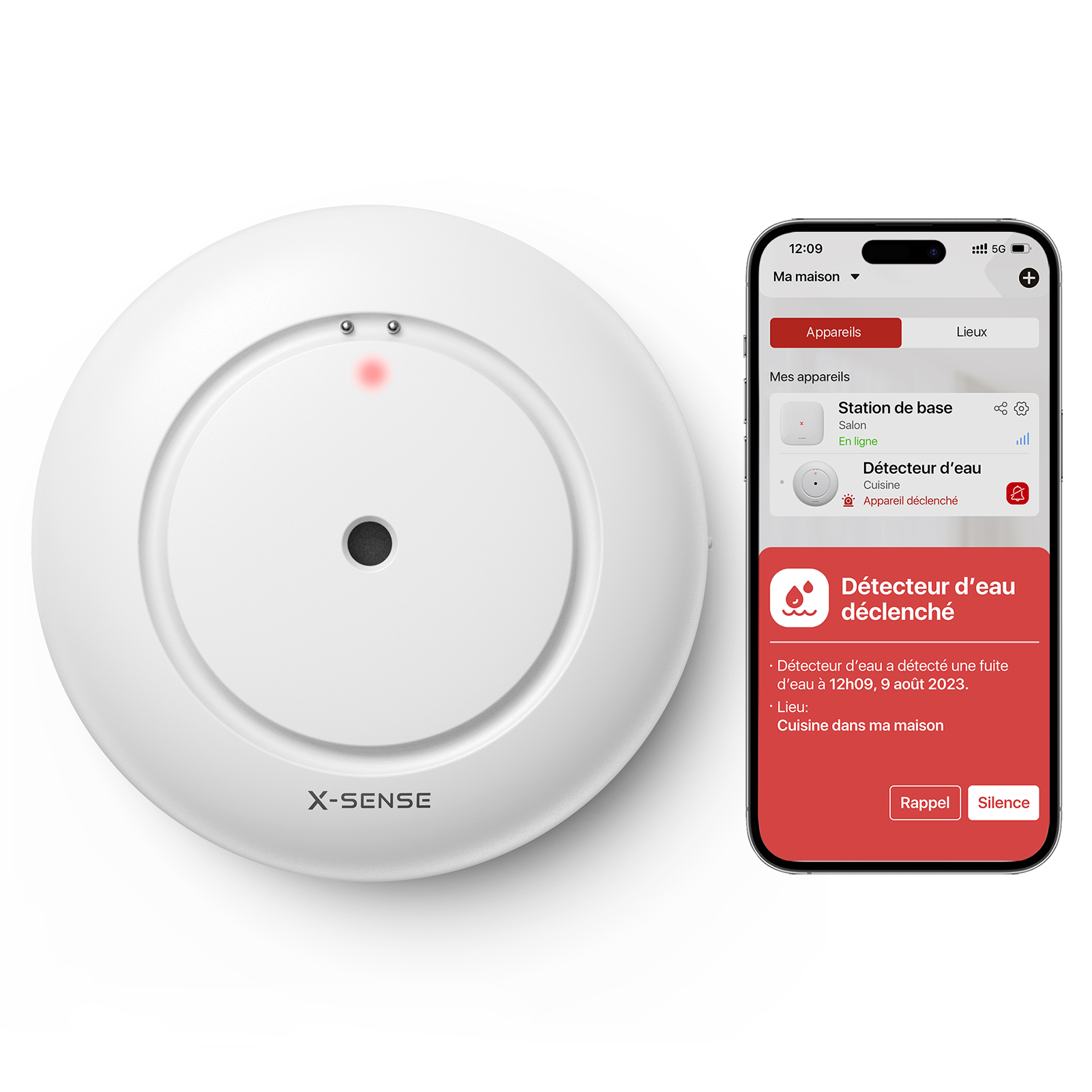 SWS51 Détecteur de fuite d'eau intelligent (bulk)