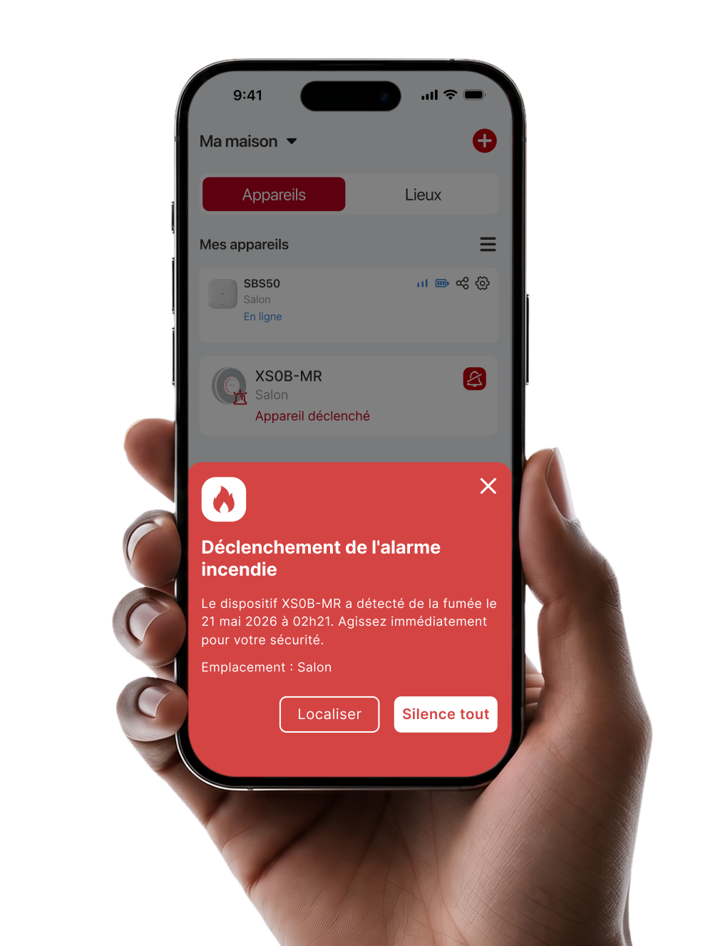 Alertes en temps réel via l’application