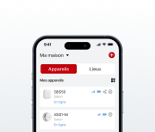 <span>Contrôle intelligent</span> via l’application