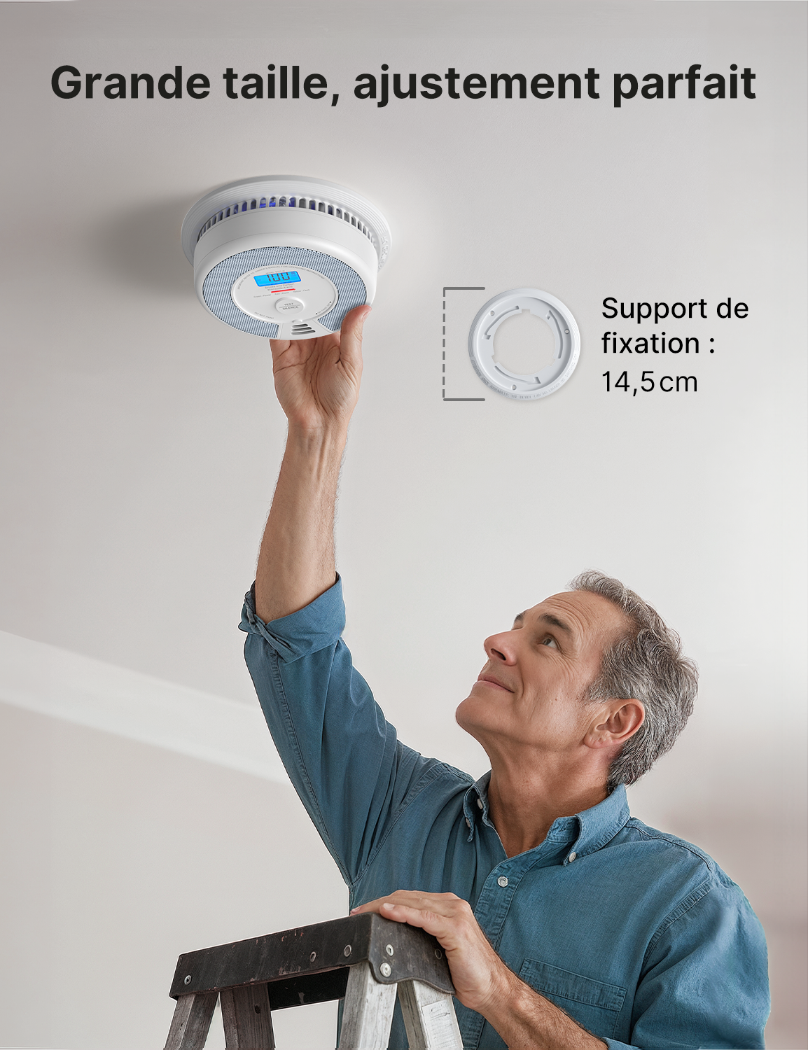 Détecteur de fumée intelligent Wi-Fi X-Sense XS01-WX pour la maison - Mundo extintor Détecteur de fumée intelligent Wi-Fi X-Sense XS01-WX pour la maison - Mundo extintor