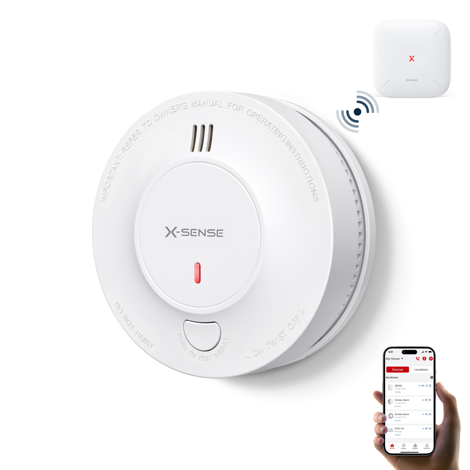 SD19-MN  Détecteur de fumée intelligent interconnecté