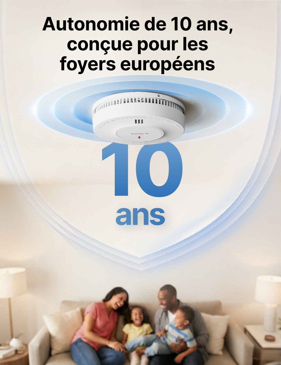 SD19-MN  Détecteur de fumée intelligent interconnecté