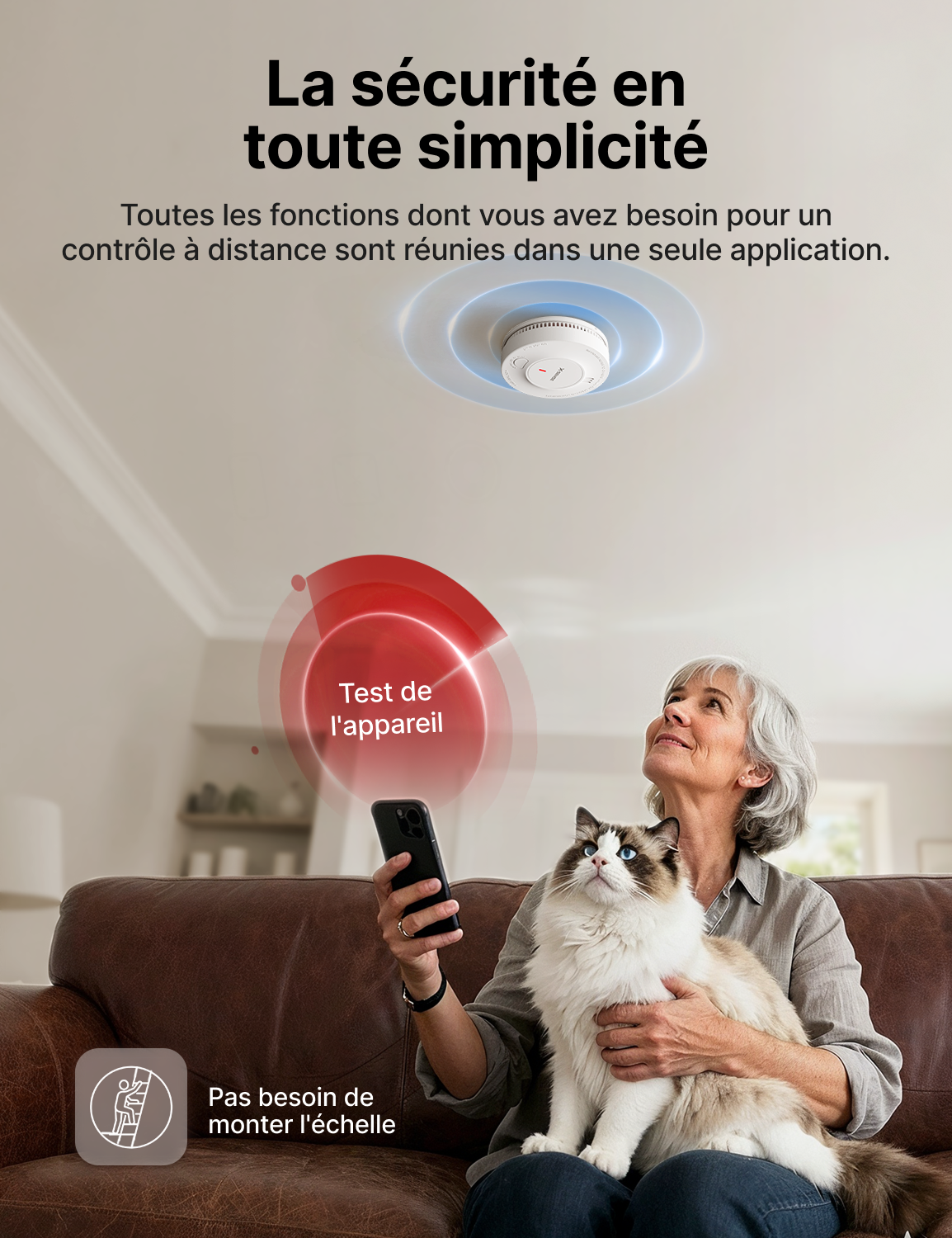 SD19-MN  Détecteur de fumée intelligent interconnecté