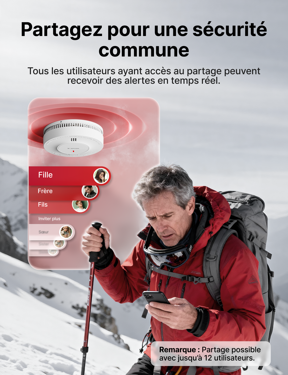 SD19-MN  Détecteur de fumée intelligent interconnecté