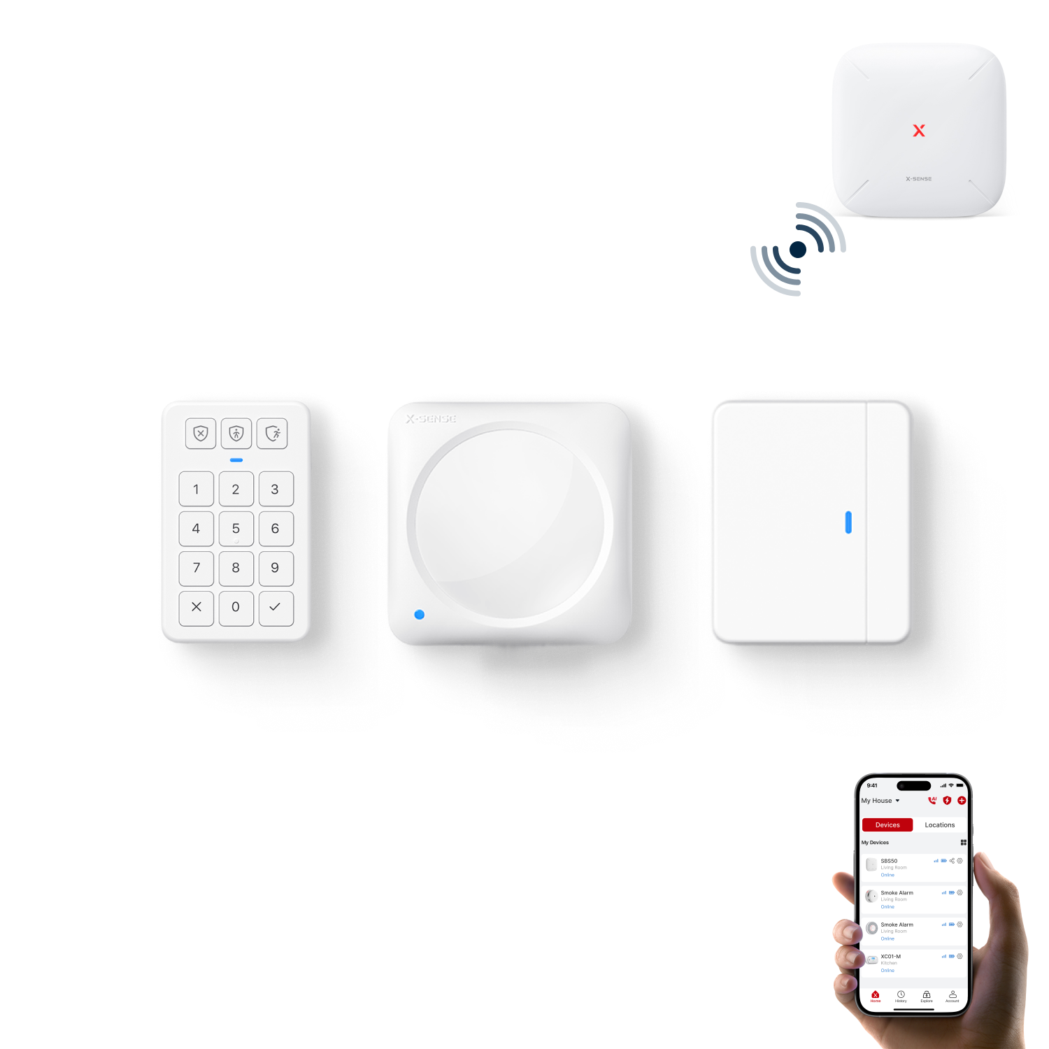 Système de sécurité domestique connecté X-Sense