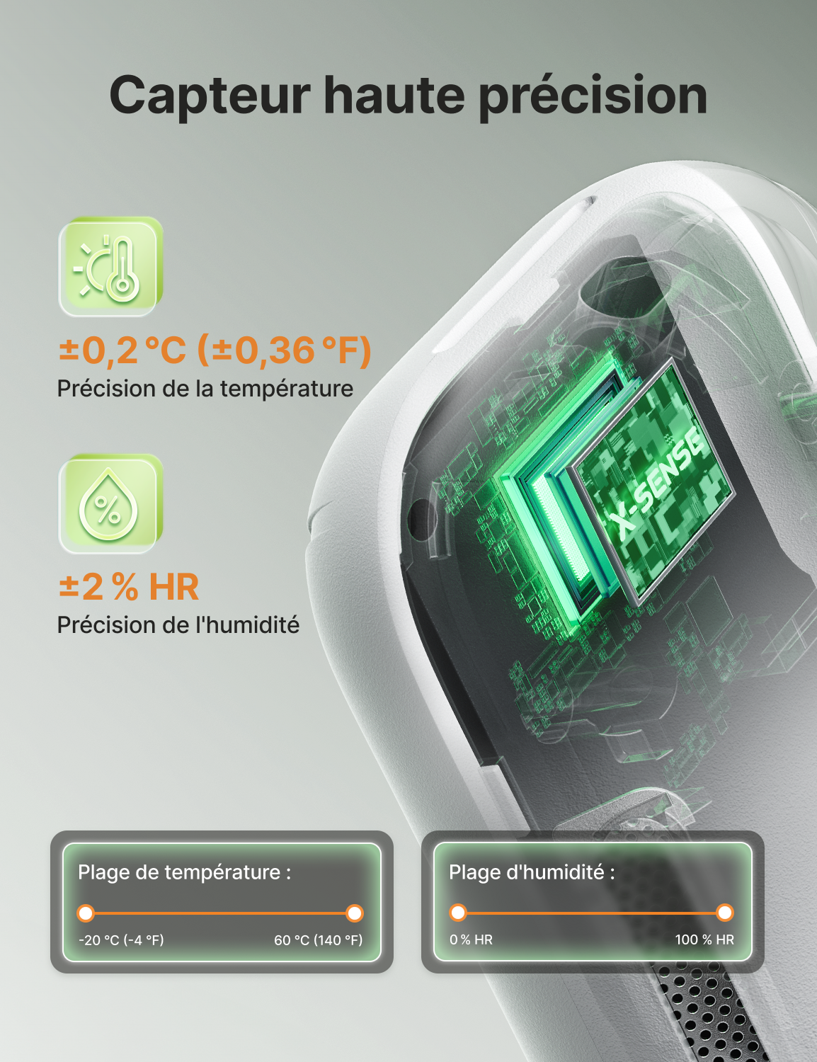 STH0B Thermo-hygromètre intelligent
