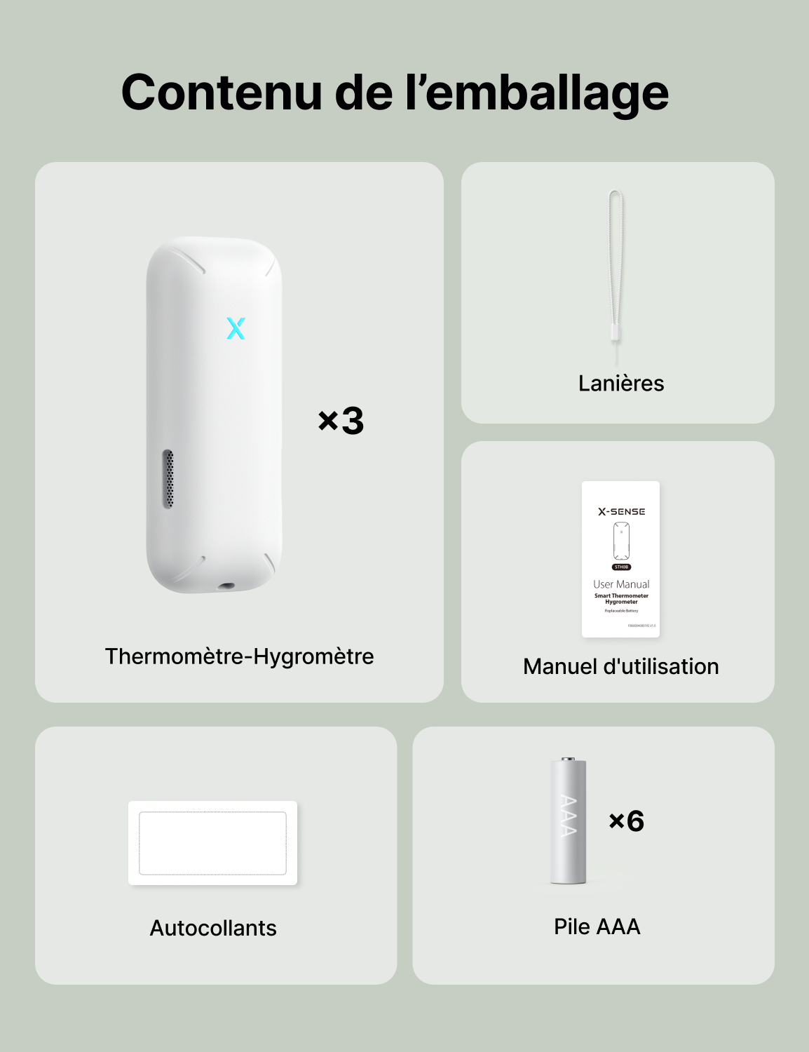 STH0B Thermo-hygromètre intelligent