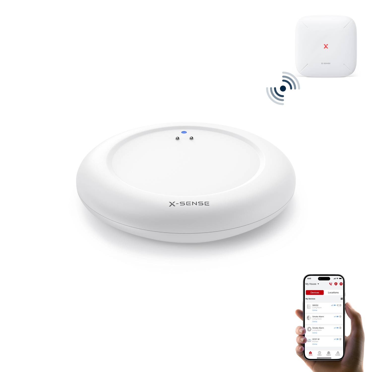 SWS0A Détecteur de fuite d'eau intelligent ultra-mince