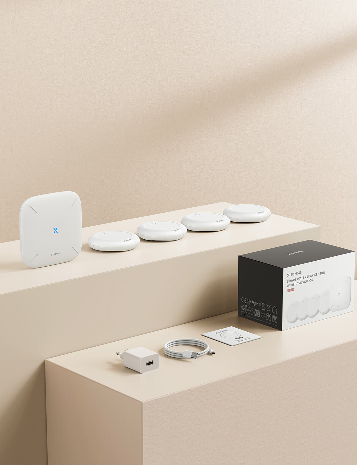 SWS0A Détecteur de fuite d'eau intelligent ultra-mince
