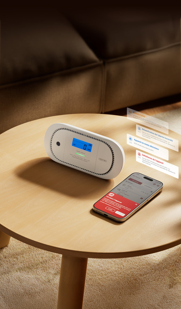Détecteur de CO intelligent interconnecté XC01-M