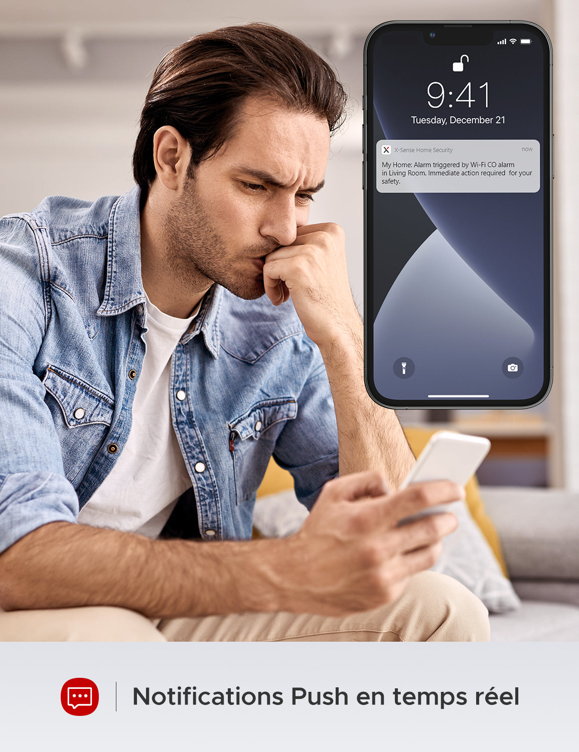 XC04-WX Détecteur de monoxyde de carbone intelligent