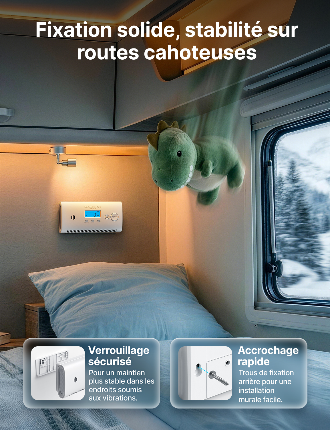 XC0N-SR détecteur de monoxyde de carbone autonome
