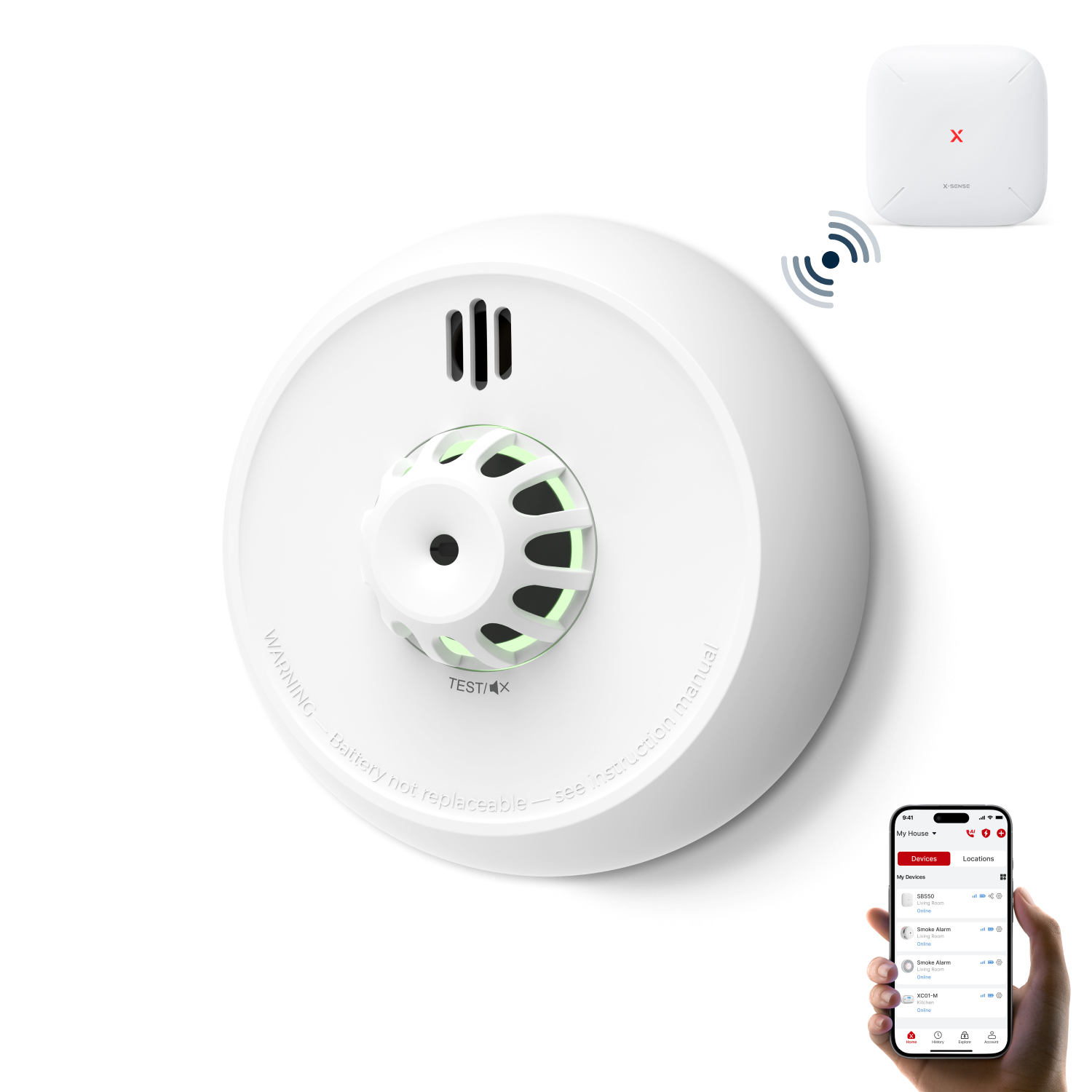 XH02-M Détecteur intelligent de chaleur interconnecté