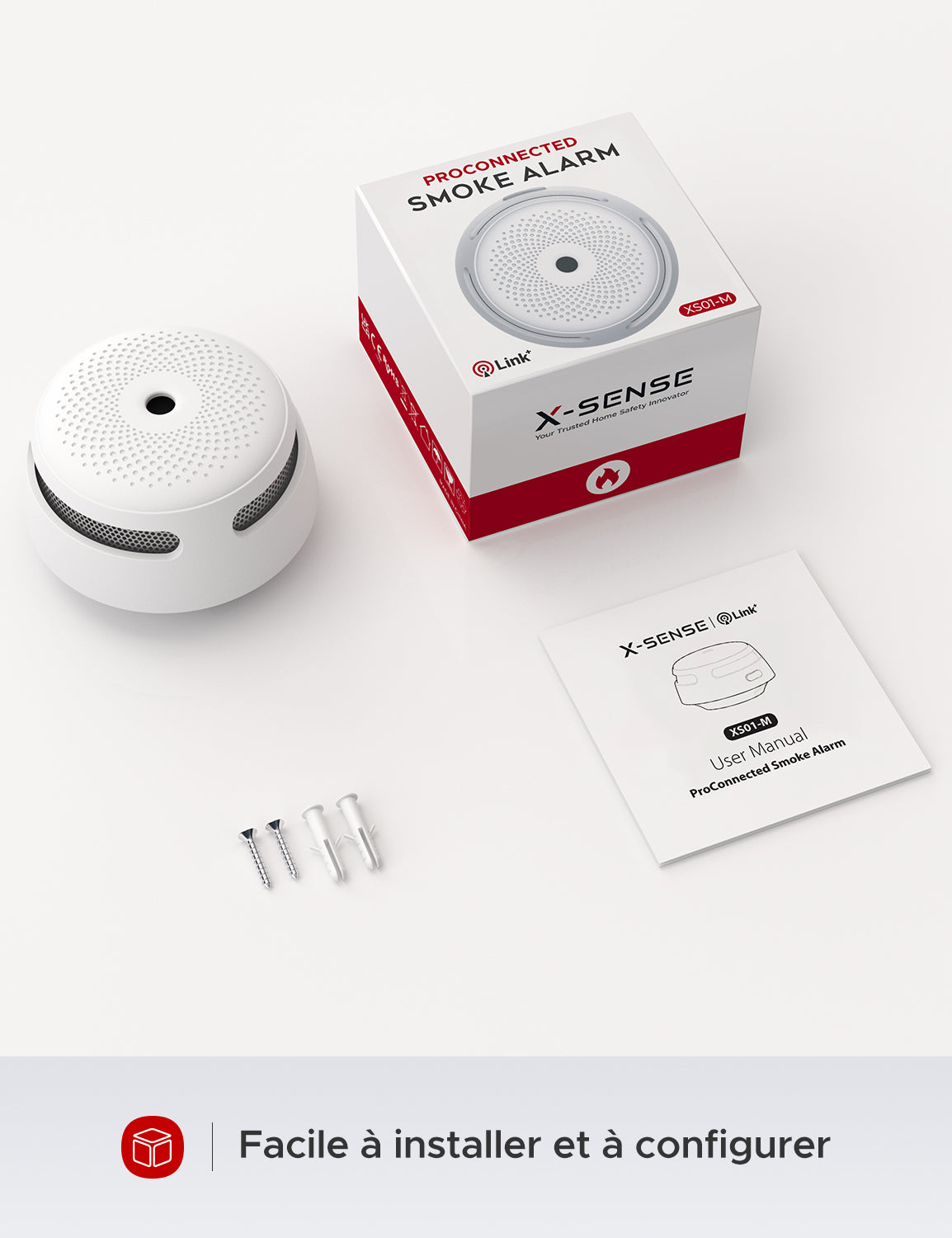 XS01-M Détecteur de fumée intelligent interconnecté