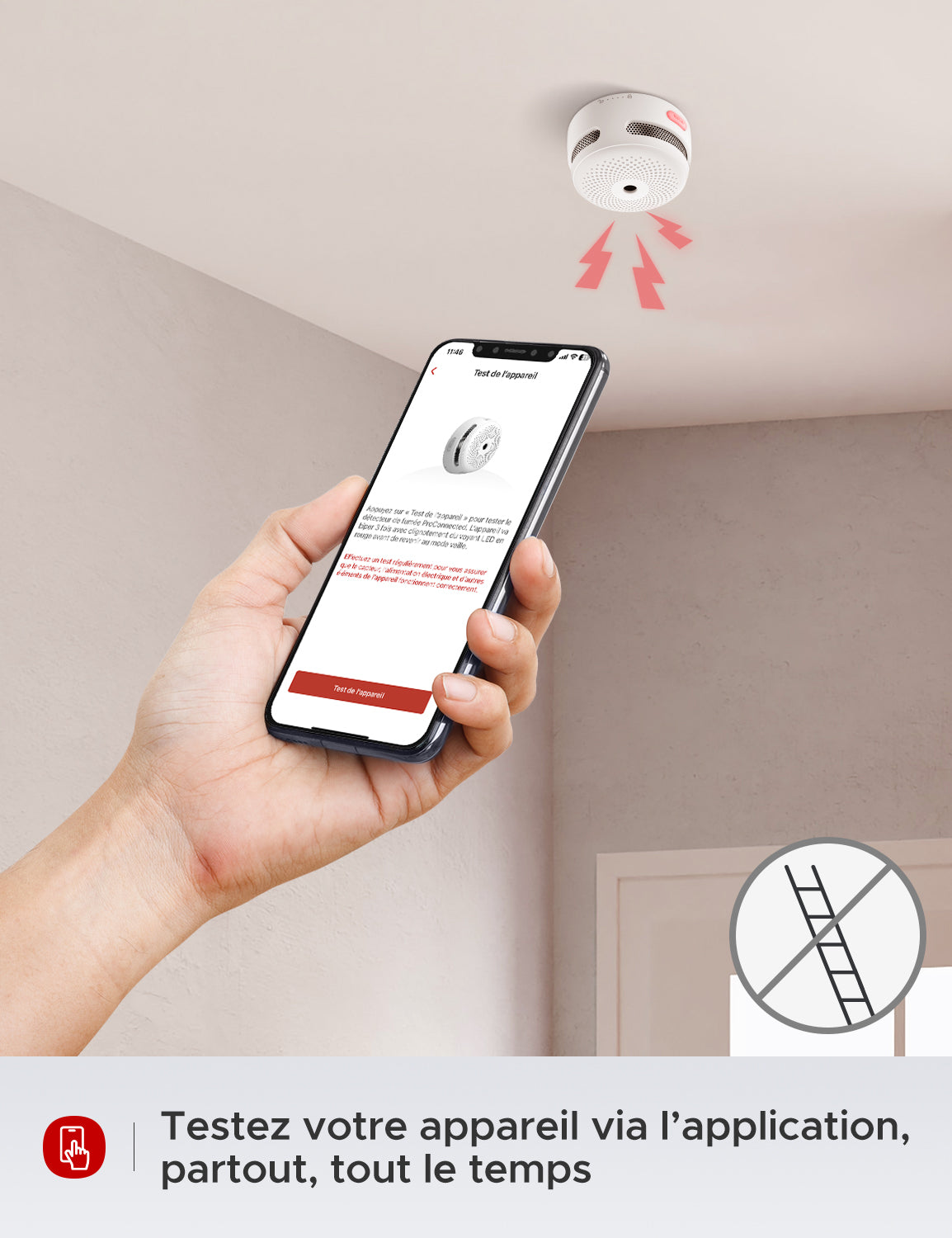 XS01-M Détecteur de fumée intelligent interconnecté