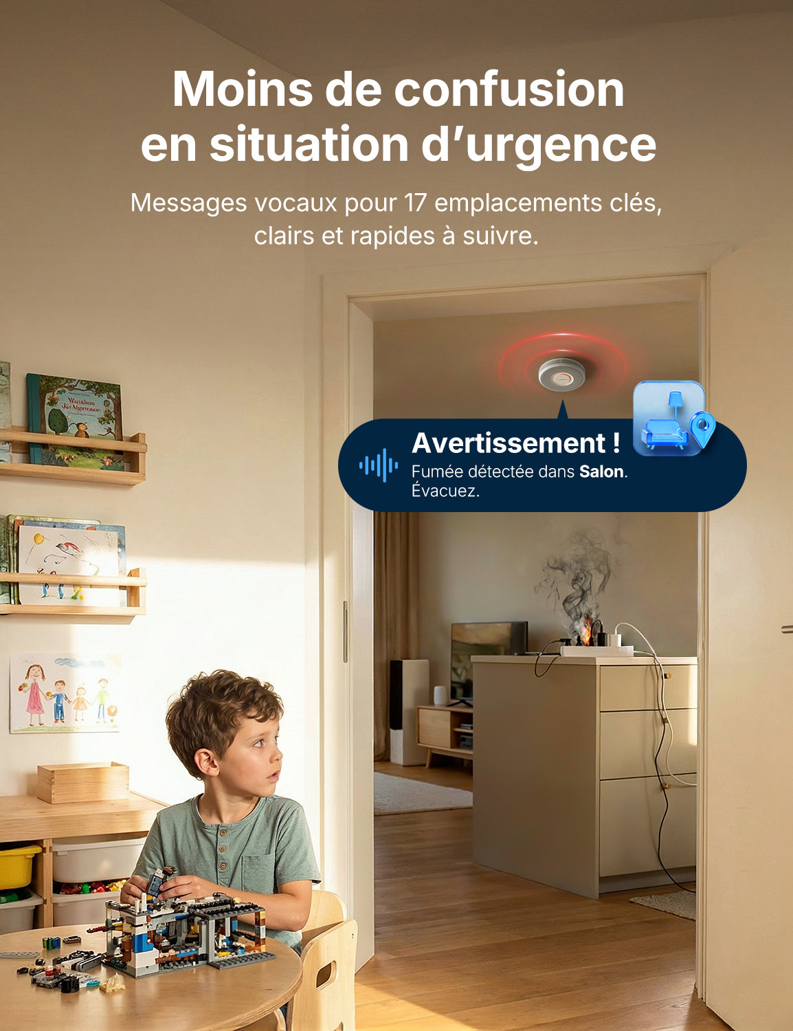 XS0B-SN Détecteur de fumée autonome