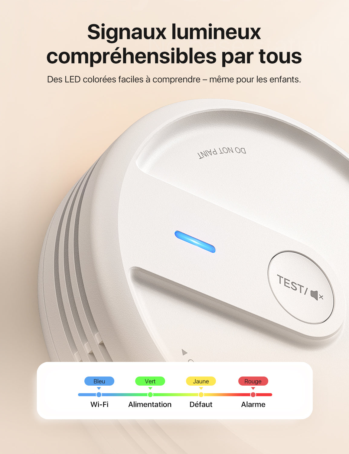 XS0E-iR Détecteur de fumée intelligent