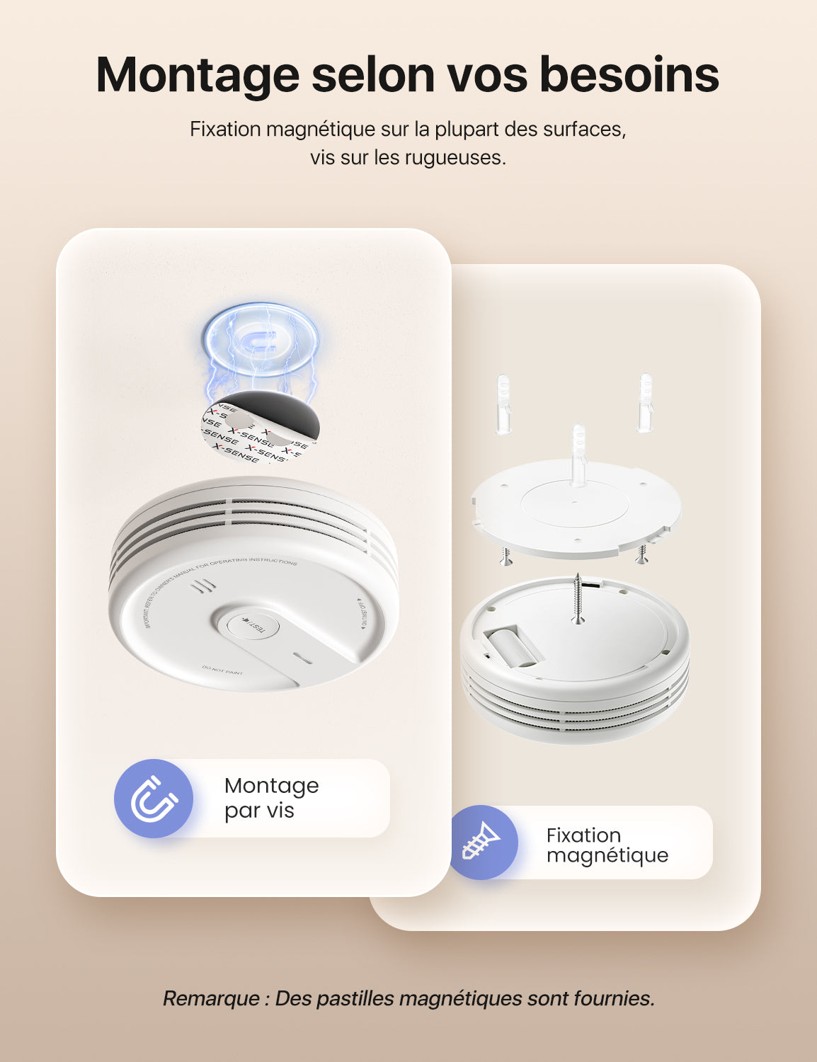 XS0E-iR Détecteur de fumée intelligent