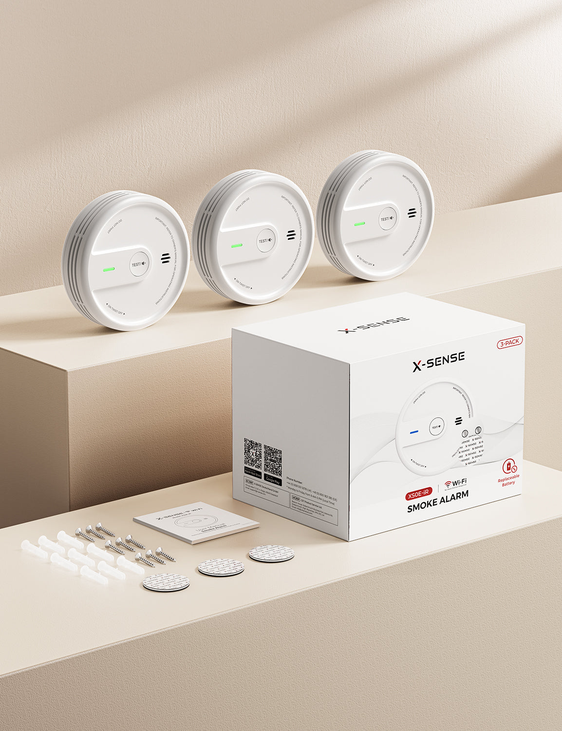XS0E-iR Détecteur de fumée intelligent