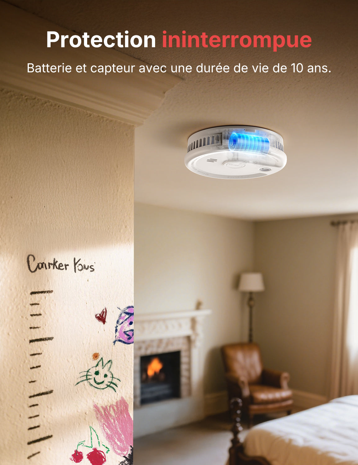 XS0G-SN Détecteur de fumée autonome