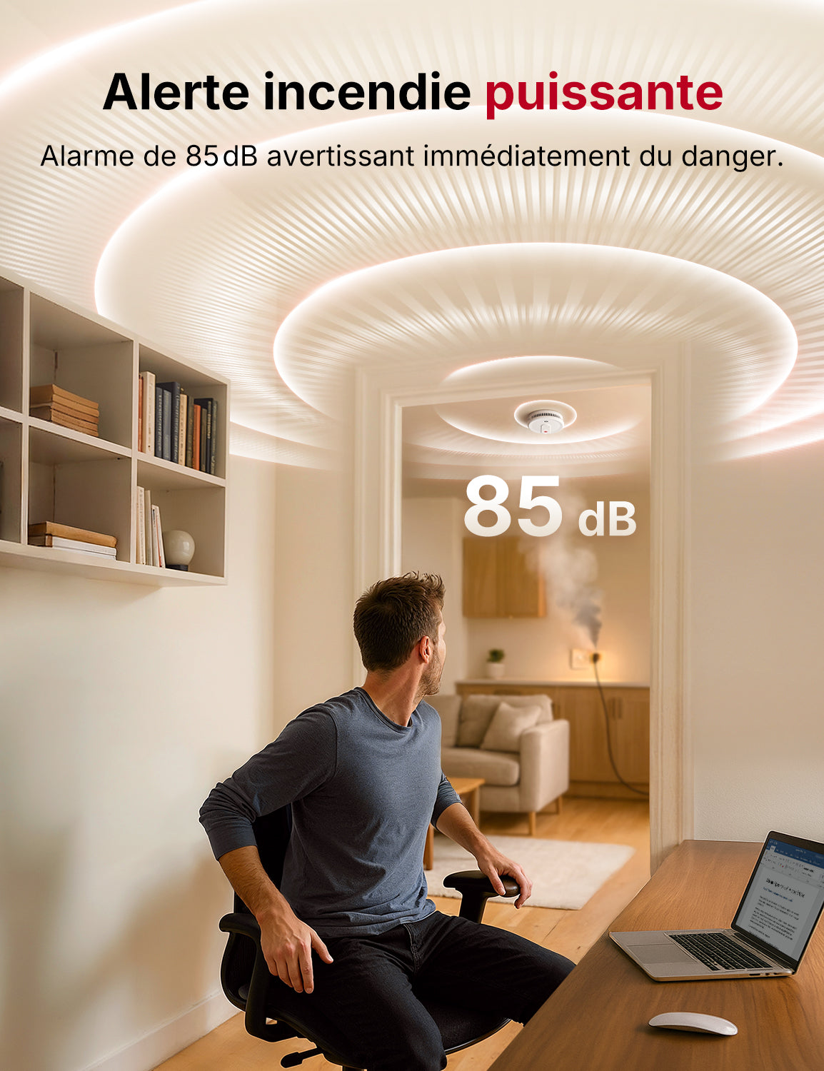 XS0G-SN Détecteur de fumée autonome