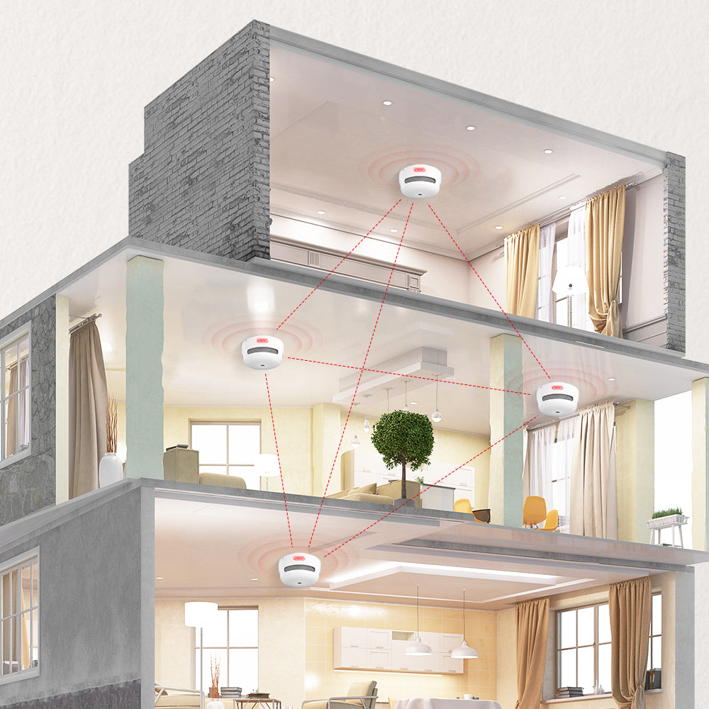 X-Sense XS01-WR Détecteur de fumée interconnecté sans fil