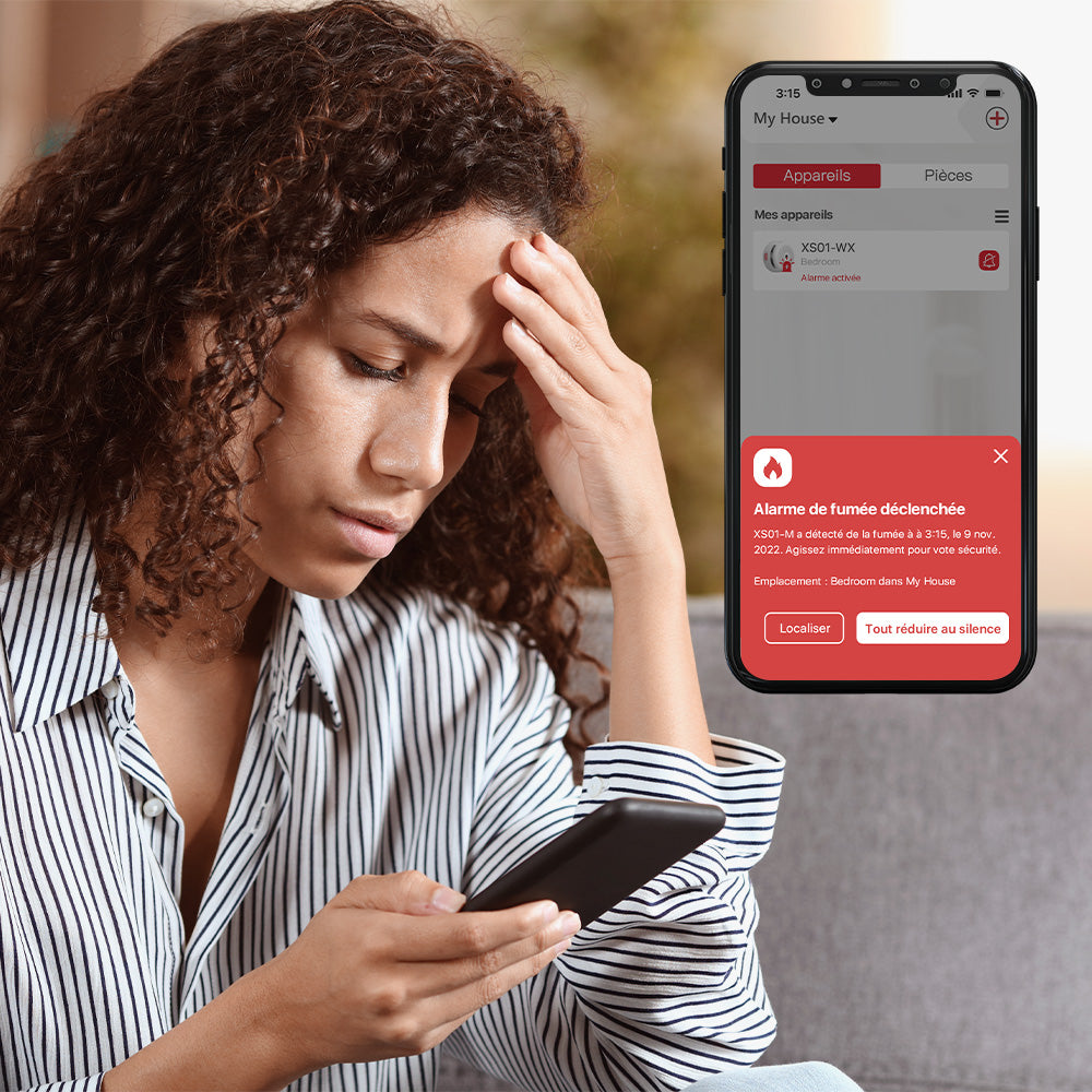 Détecteur de fumée Wi-Fi XS01-WX