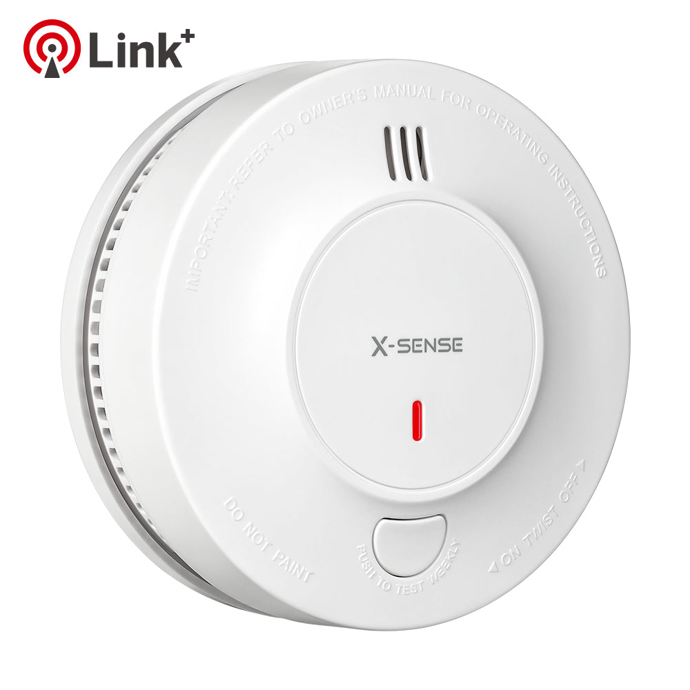 X-Sense SD19-W Détecteur de fumée interconnecté sans fil, 10 ans de batterie